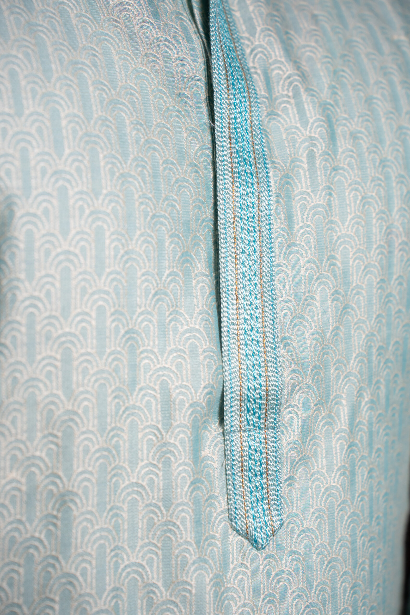 Sky Benarasi Silk DK Work Kurta Set
